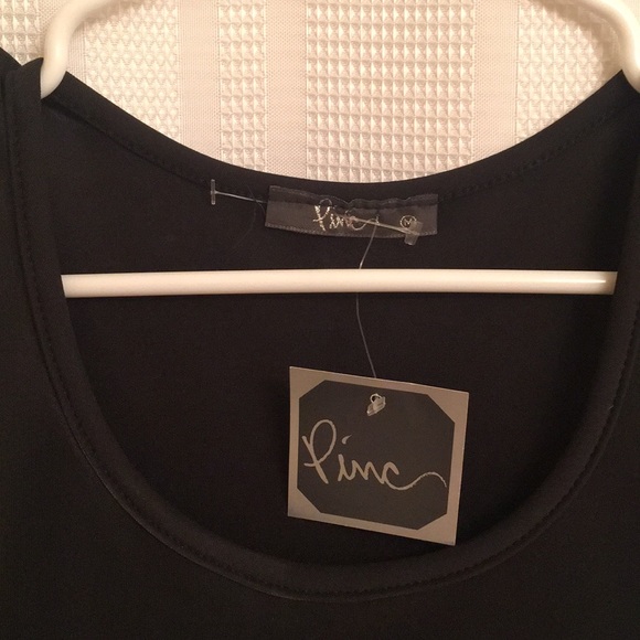 *NWT* LBD Fit and Flare Black Dress - Picture 3 of 5